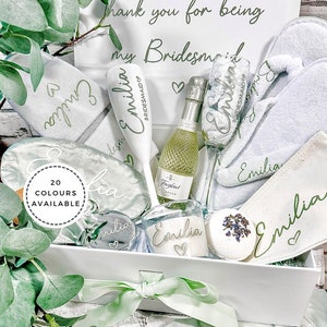 Bridesmaid Gift Set Box/Bag Bundle | Proposal Gift or Thank you Gift