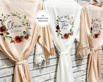 Bridesmaid Robes | Personalised Wedding Dressing Gown