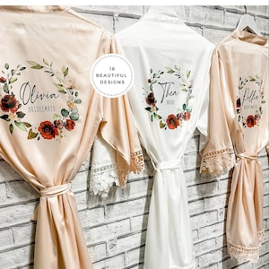 Bridesmaid Robes | Personalised Wedding Dressing Gown