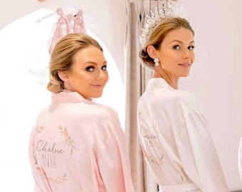 Bridesmaid Robes Personalised, Wedding Gowns With Lace