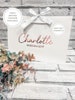 Bridesmaid Wedding Luxury Ribbon Gift Bags, White, Personalised Maid of Honour, Groomsman, Mother of the Bride 