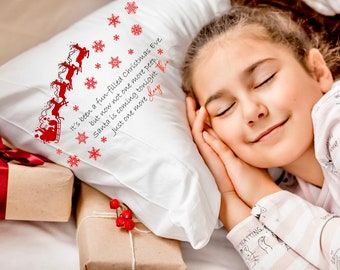 Christmas Eve Personalised Pillow Case | One More Sleep
