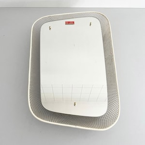 Mid-century Modern Wall Mirror with light by Hillebrand, 1950s, Germany