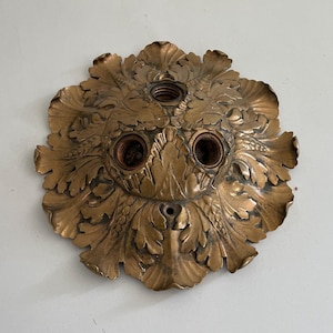 Bronze Ceiling or Wall Lamp, 1960s, Germany
