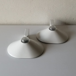 CICLOPE White Metal Sconces - Design by Barbieri and E. Marianelli for TRONCONI Lighting, 1970s Italy