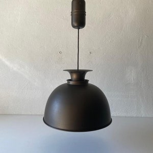 Bronze Looking brushed Metal Pendant Lamp, 1970s, Germany
