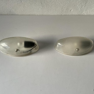 Transparent Glass Pair of Sconces by Artemide, 1970s, Italy