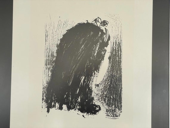 【真作】パブロ・ピカソ「ロンド」リトグラフ 版画 絵画 額装 パブロ ピカソ（Pablo PICASSO）「クロードの木馬」リトグラフ