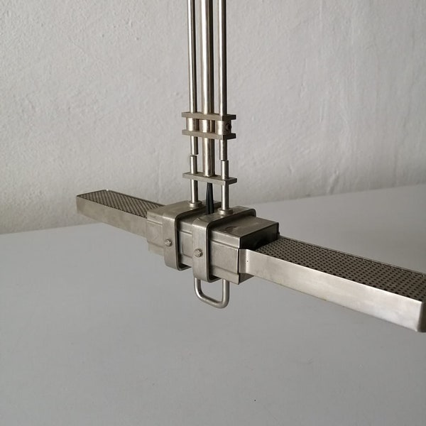 Relco lineaire hanglamp met dubbele fitting in industriële stijl, Milano, Italië, uit de jaren 80