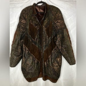 Zaspel VTG leather patchwork jacket