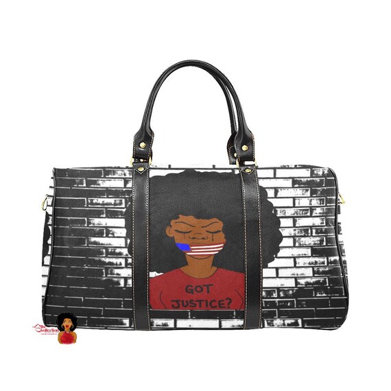 justice duffle bag