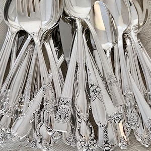 Mismatched Silverplate 5-Pc.Place Settings/Vintage & Antique Flatware/Service for 1, 4, 8, 12, 20