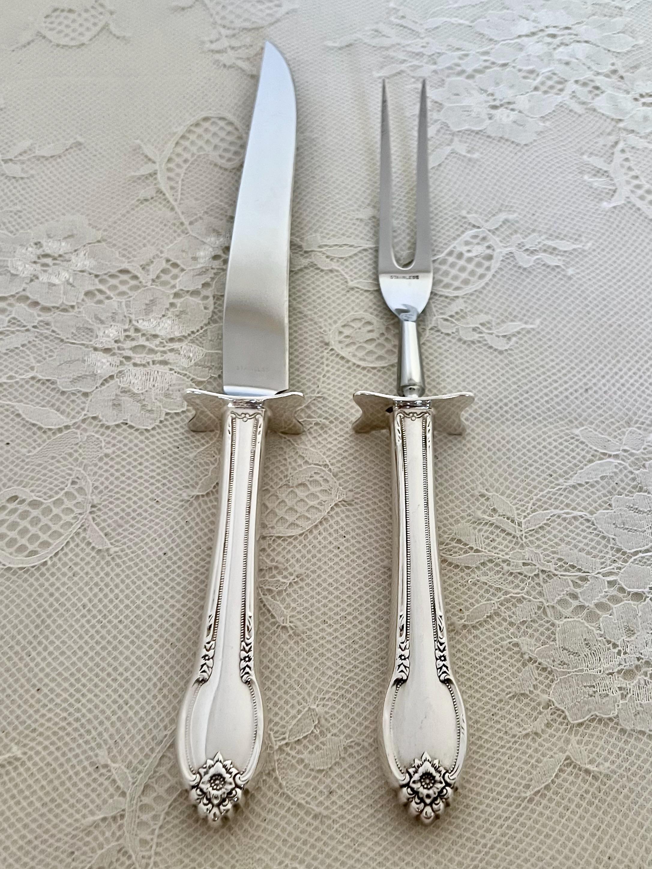2-pc. Remembrance Carving Set by 1847 Rogers Bros./vintage