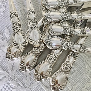 54-pc. Heritage by 1847 Rogers Bros. Silverplate Flatware Set/Service for 8 Plus Hostess Set/Vintage Flatware