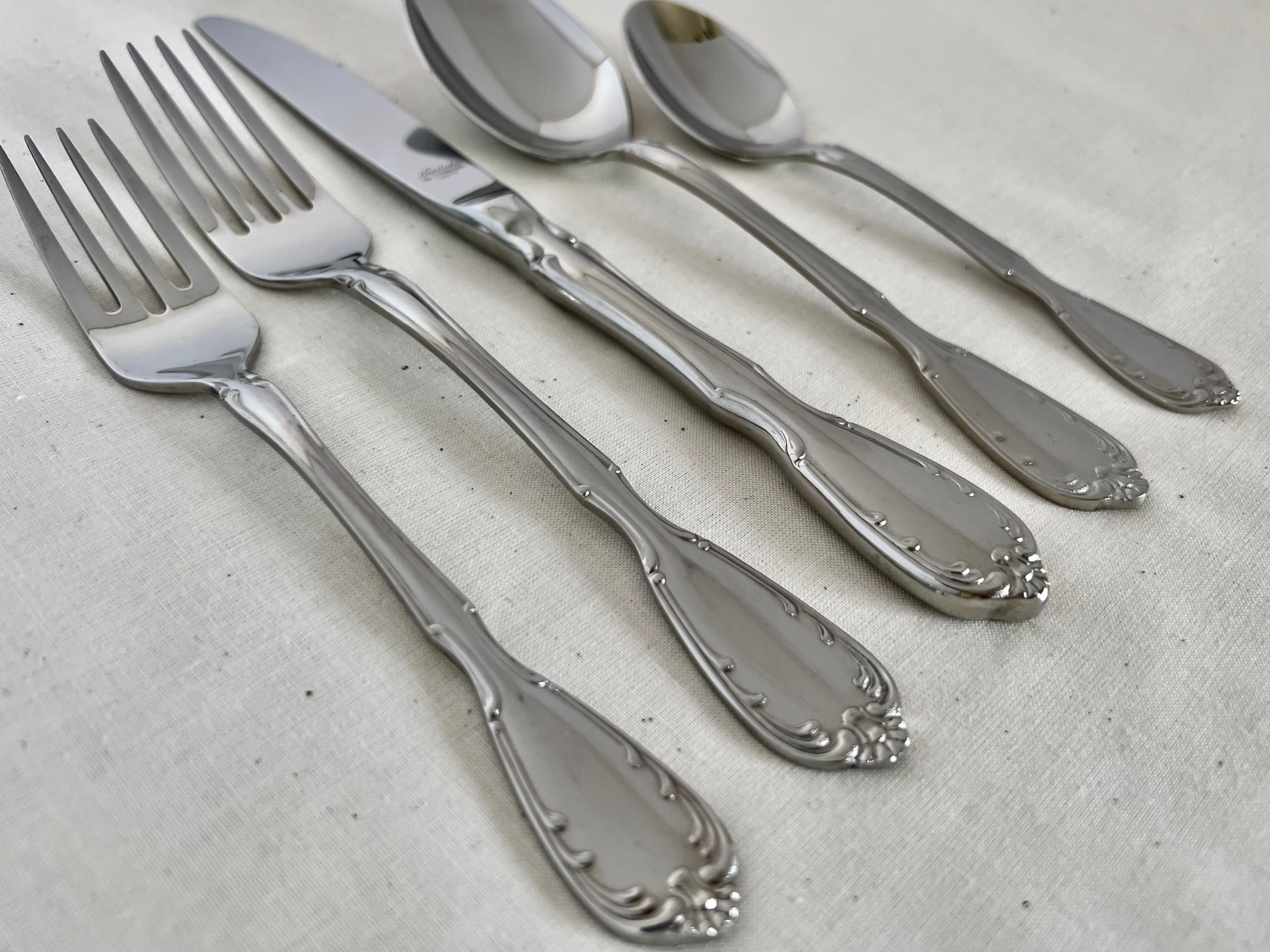 56-pc. Noritake Serenade Stainless Steel Flatware Set/service for