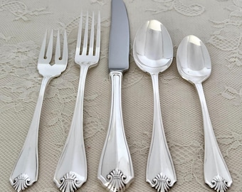 Oneida Platería De Plata KING JAMES 1985 Lote De 5