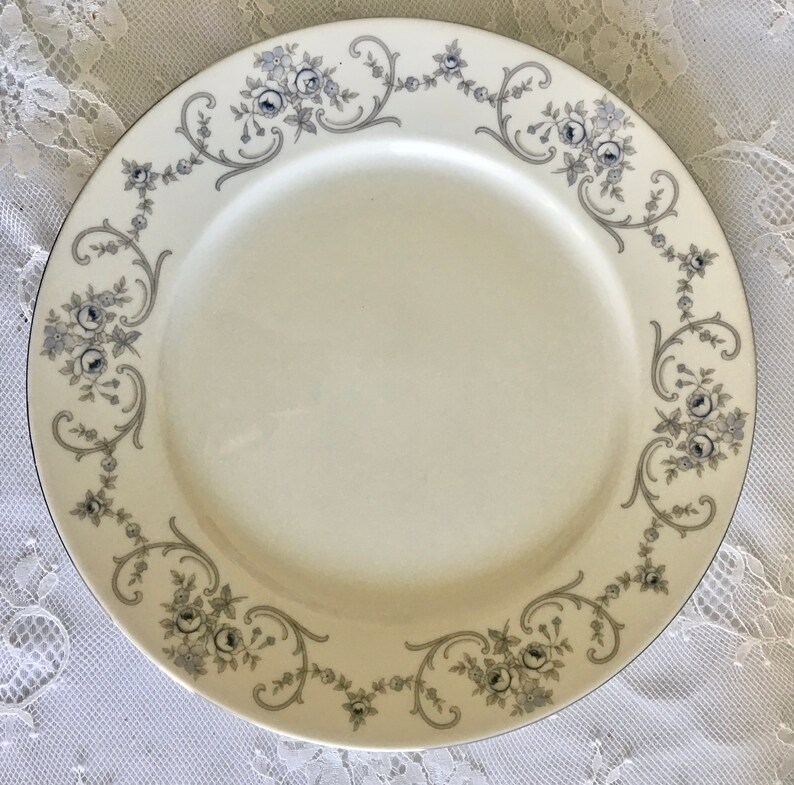 4 Mismatched Dinner Plates/vintage/fine China by Noritake Etsy