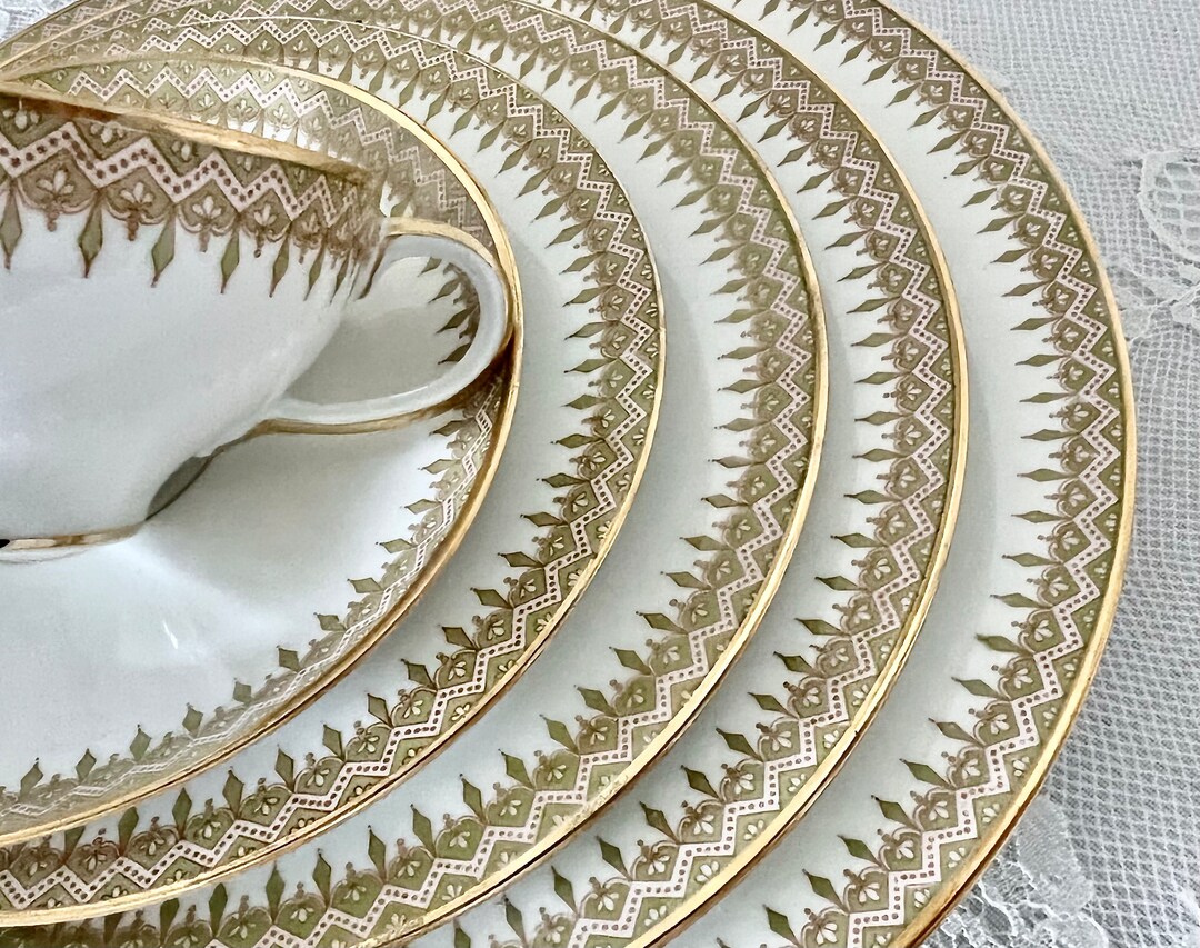 85pc. Antique Wm Guerin Limoges Dinnerware Set/china Set/service for