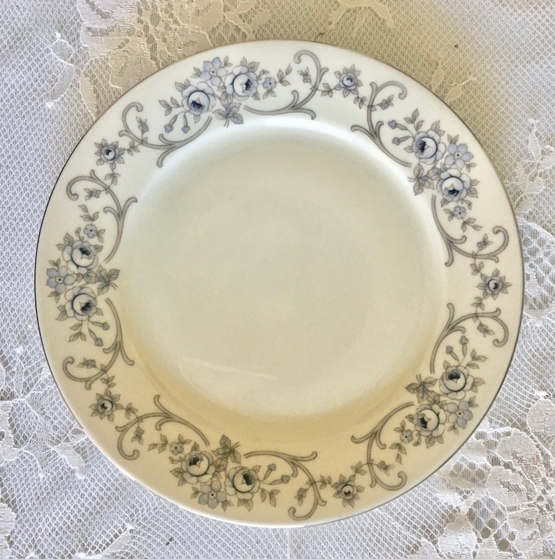 4 Mismatched Vintage Bread and Butter/Side Plates by Noritake Etsy