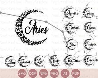 Zodiac Cancer Svg Etsy