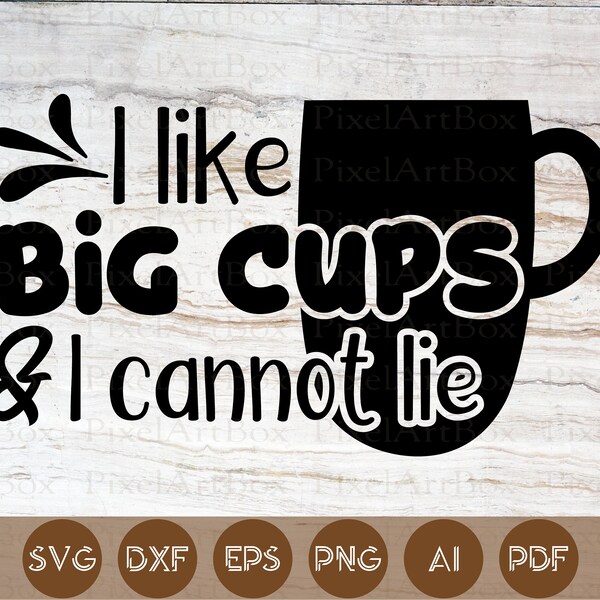 I Like Big Cups - Etsy