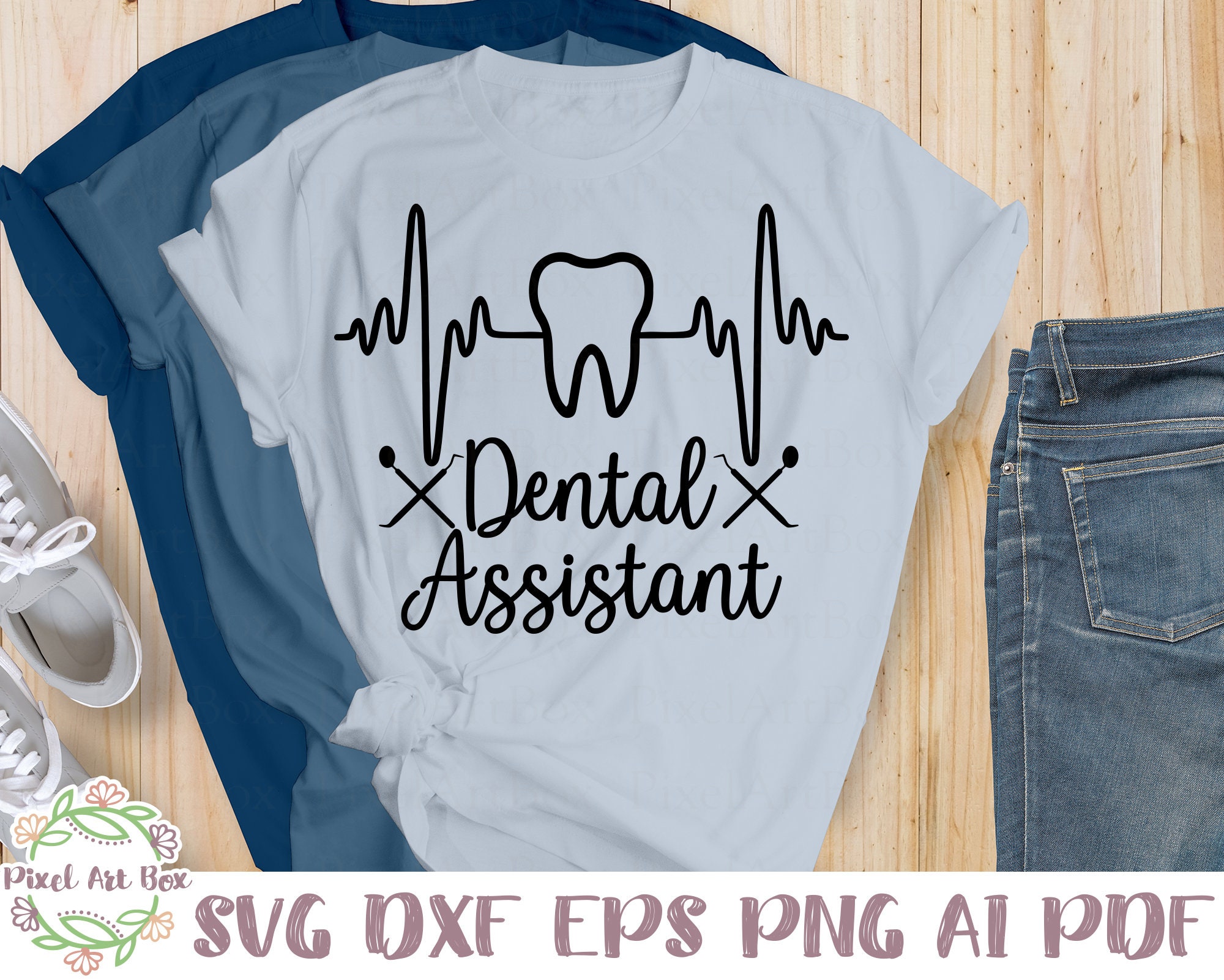 Dental Assistant SVG Cut File Commercial use Silhouette Etsy