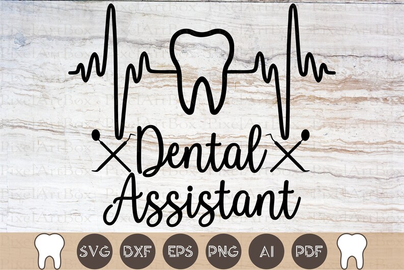 Download Dental Assistant SVG Cut File Commercial use Silhouette | Etsy