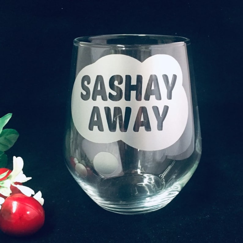 Sashay Away. Rupaul Themed Wine Glass. UK Drag Race Inspired Etsy