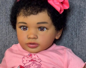 エスニックガール幼児用リボーンベビードール