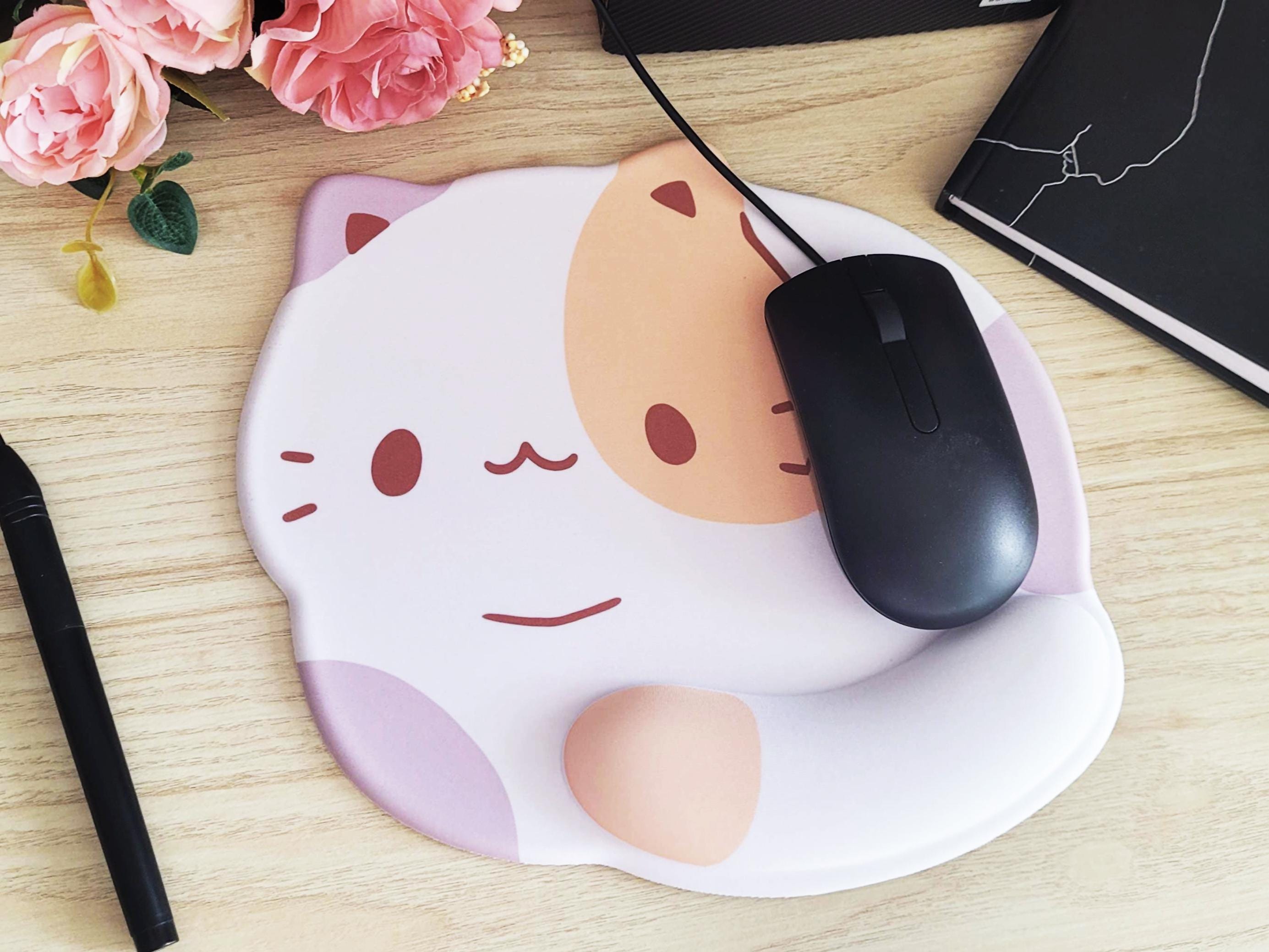 Mousepads Cat Loaf | Cute Animal Shaped Adorable Ergonomic Wrist Rest ...