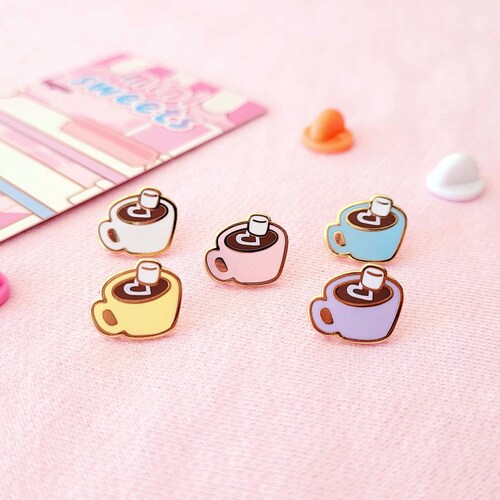 Flower Bouquet 0.5 Mini Filler Enamel Pins Floral Etsy