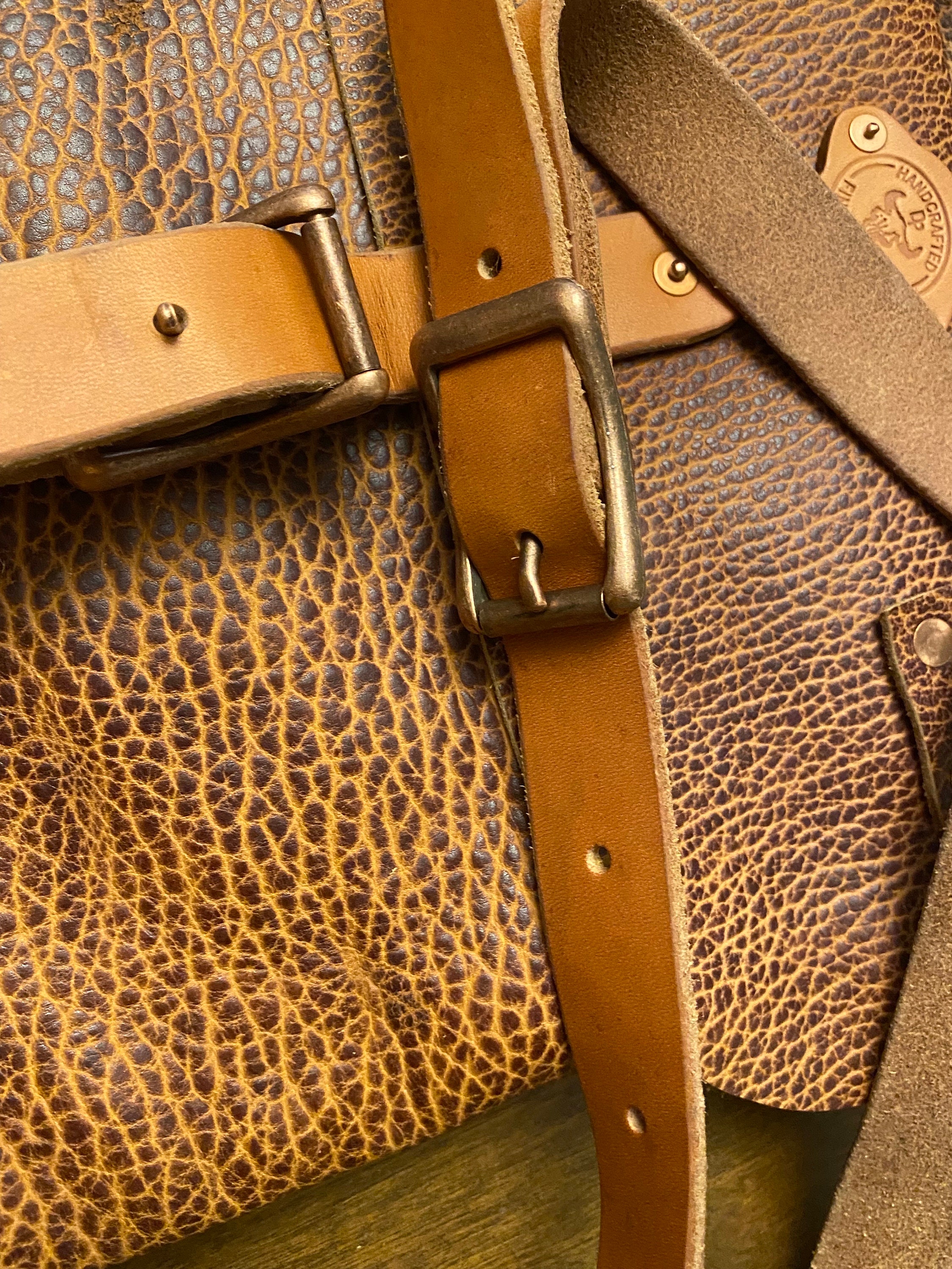 Leather Saddle Crossbody Bag