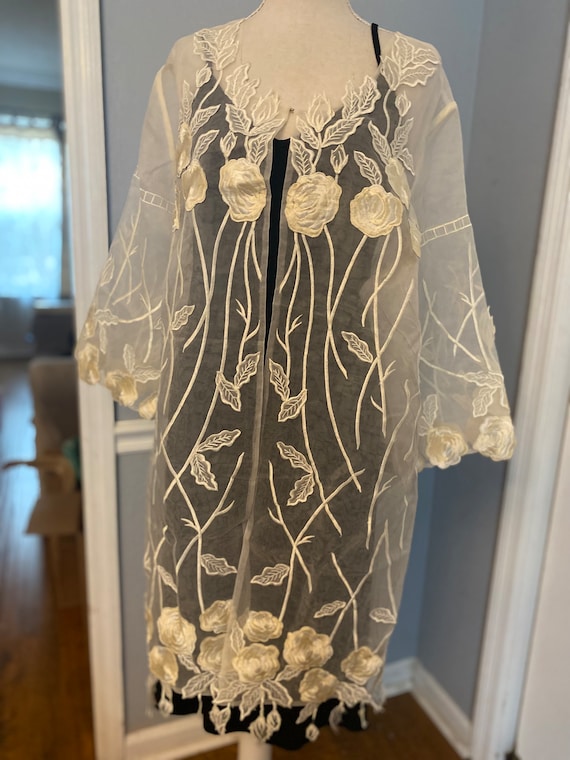 Donna Vinci Organza Dress/Kimono