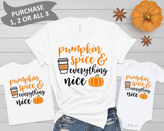 Mommy and Me Pumpkin Shirts Fall 