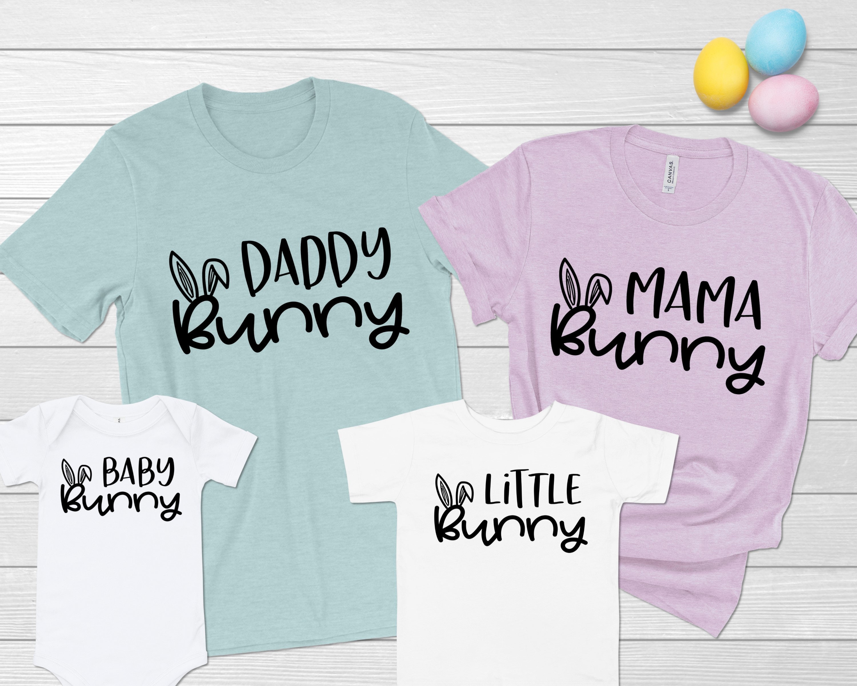 Family Easter Shirts Daddy Mama 