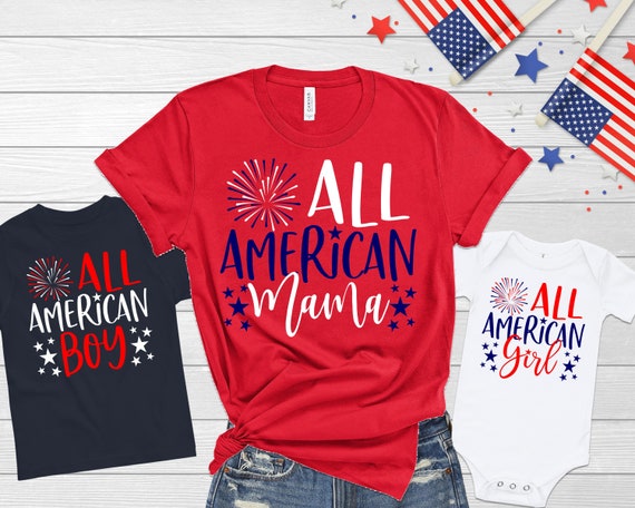 America T-shirt 4th of July Shirt Patriotic T-shirt Fourth -  Denmark