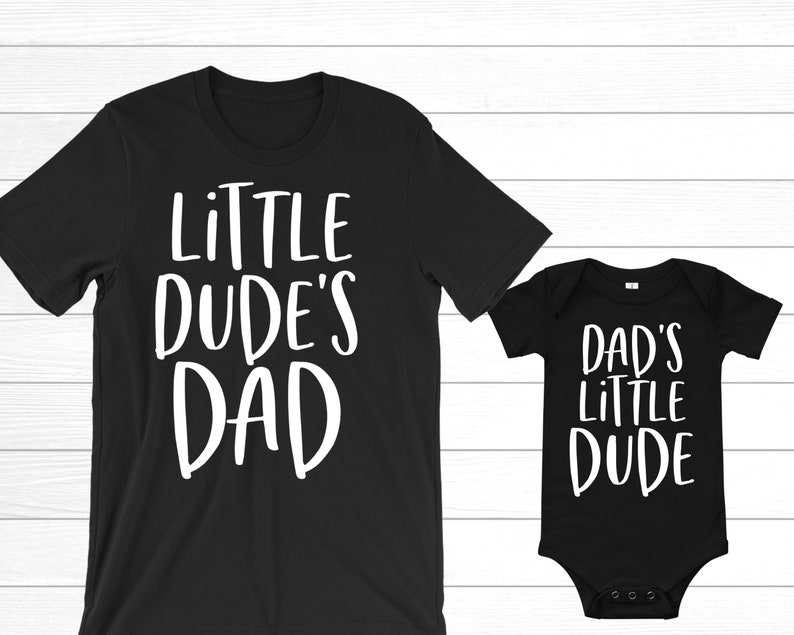 Son to Father Gift Daddy and Me Matching Shirts Boy Baby Etsy