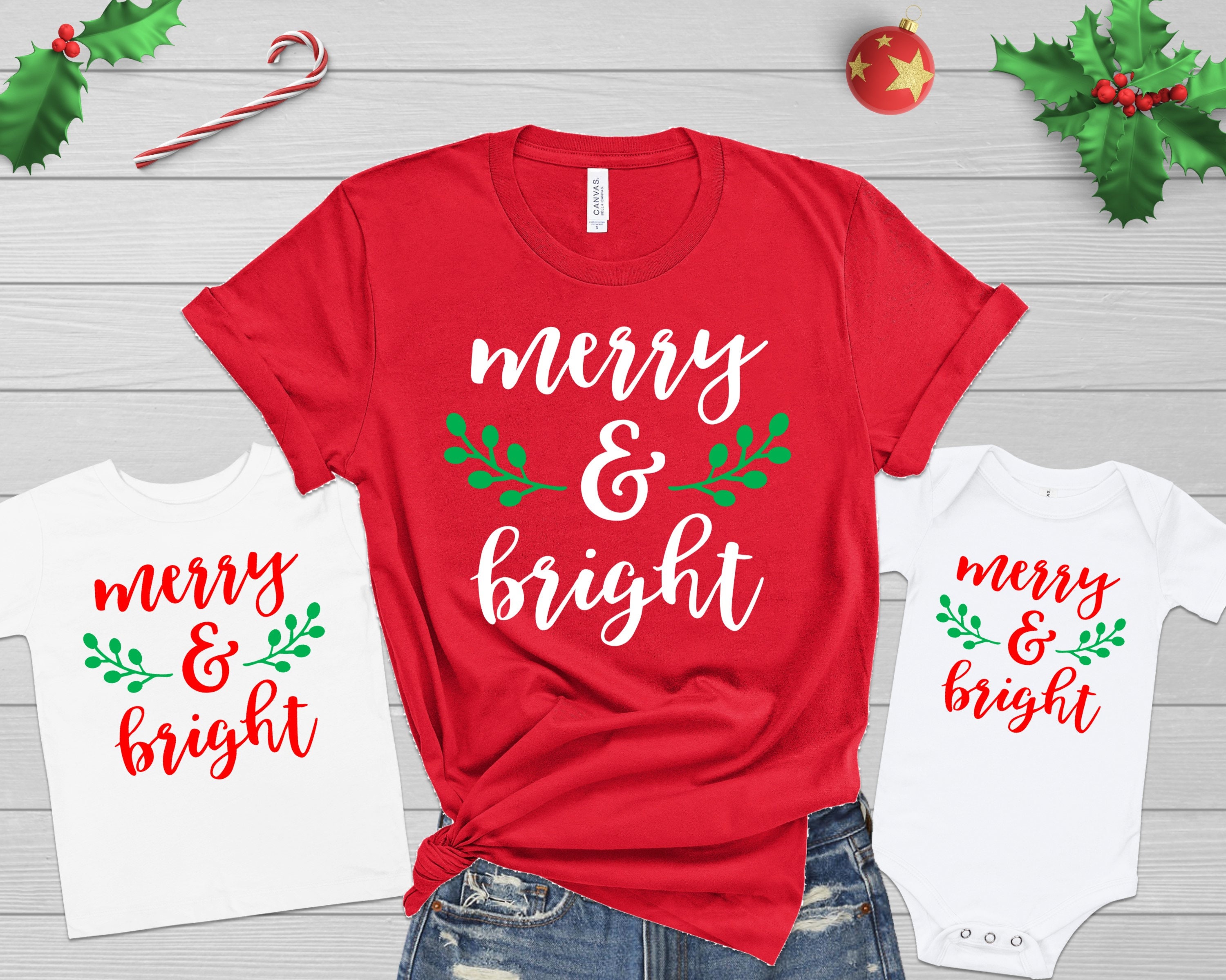 mommy & me christmas shirts