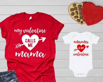 Mommy and Me Valentine Shirts My 
