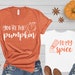 Pumpkin Mommy and Me Shirts Fall Outfits | You're the Pumpkin to my Spice | Funny Matching Mother Daughter Autumn Tshirts Baby Toddler Girl
