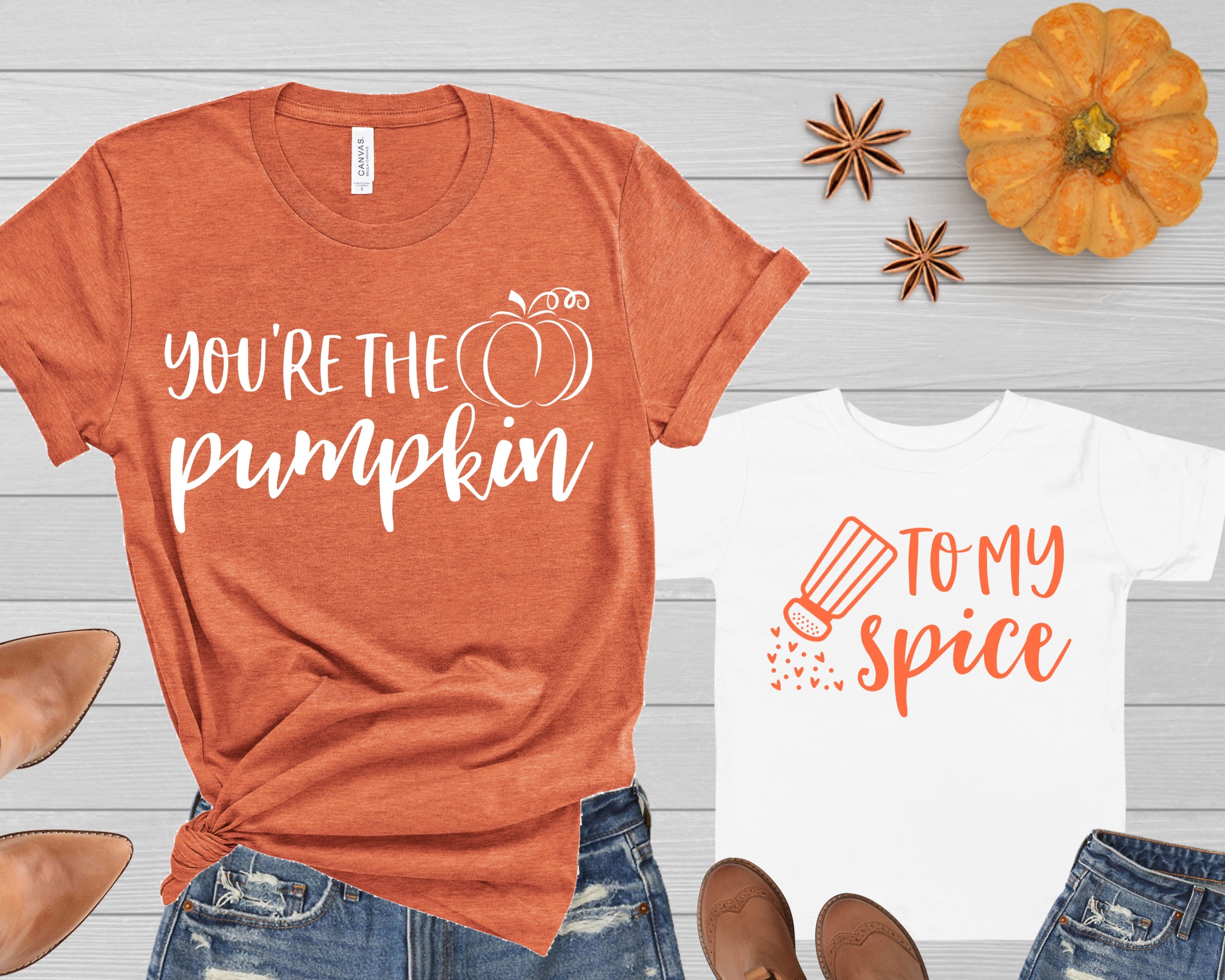 Pumpkin Mommy and Me Shirts Fall 