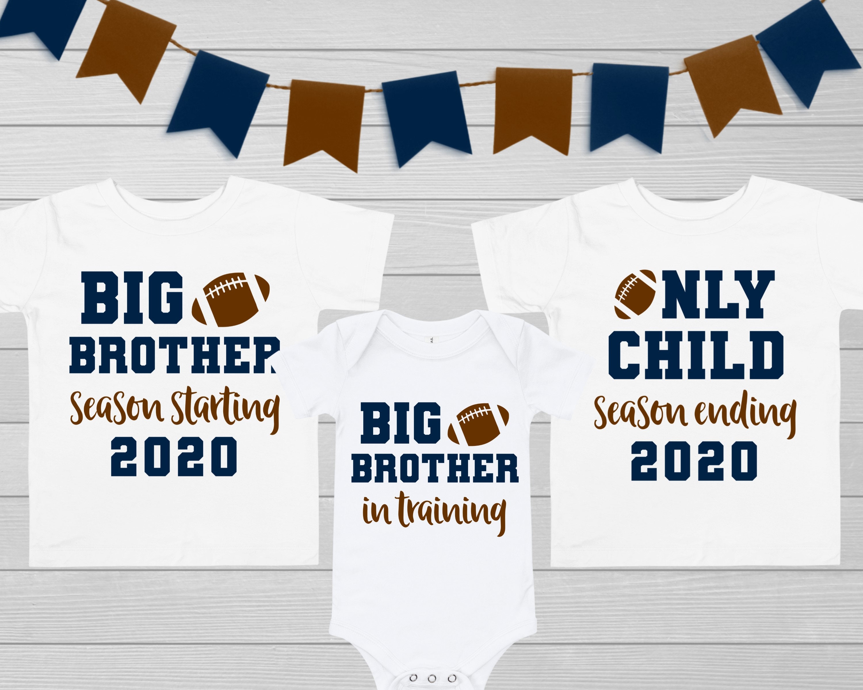 Big Brother Novelty T-Shirt For Toddler Kid Sibling Baby Announcement 2T 3T 4T
