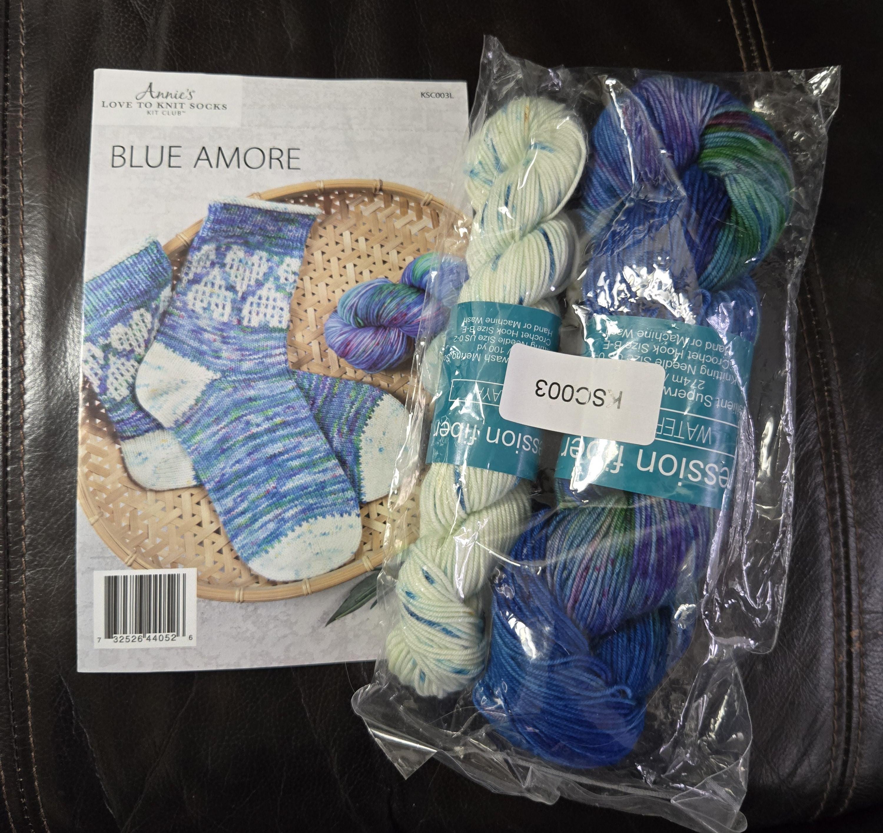 Sticker Wool Sock Included Merino Wool Sock Yarn in Choice of Seven Different Skeins Limited ...