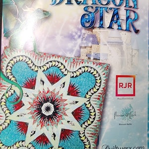 Quiltworx Judy Neimeyer Dragon Star Quilt Pattern Paper Piecing