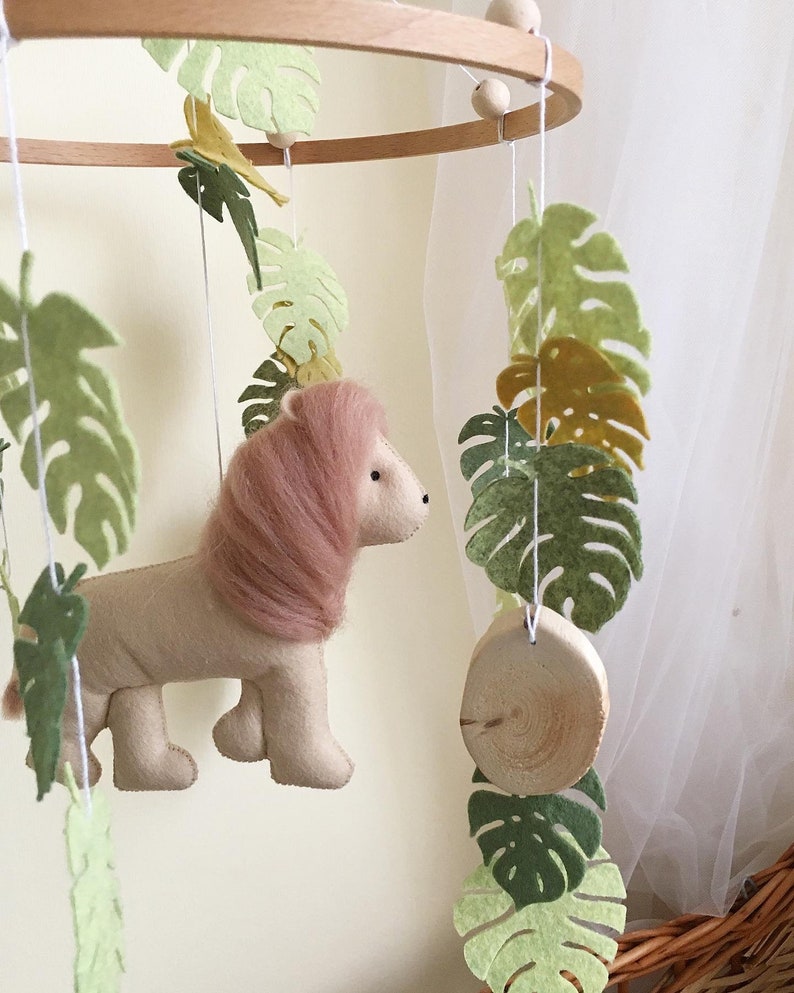 Lion Mobile Lion King Mobile Lion King Nursery Decor Lion Etsy