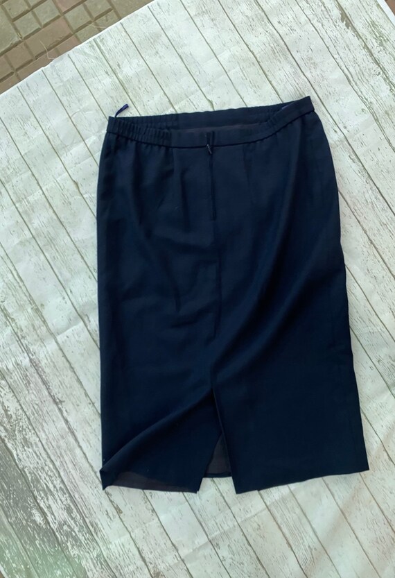 Skirt: vintage dark blue skirt