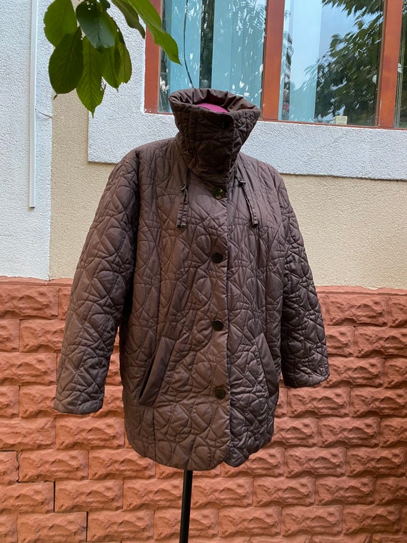 Coat: autumn winter brown coat