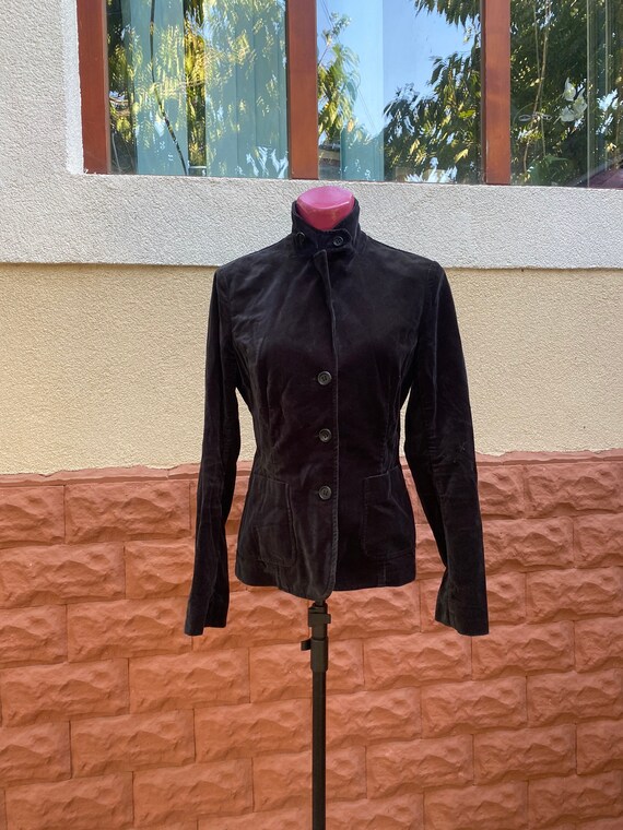 Blazer: velvet vintage blazer