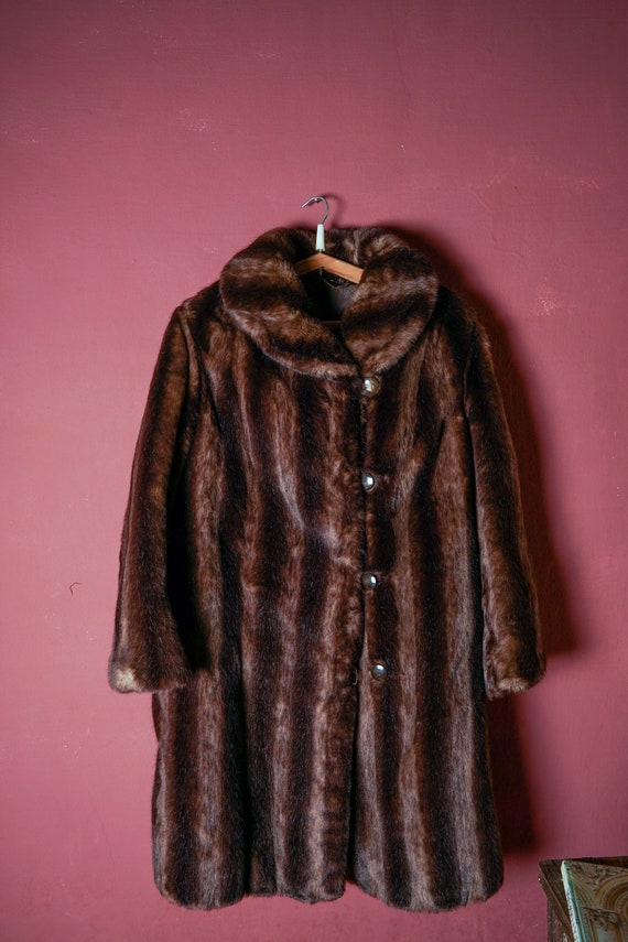 Coat. Fur: Ecological, fake fur