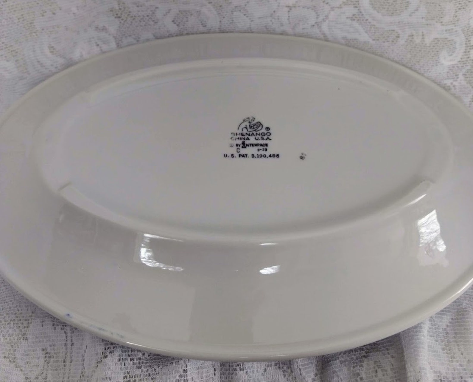 Small Platter Englishtown Crafts Regal Poppy Pattern Etsy Italia